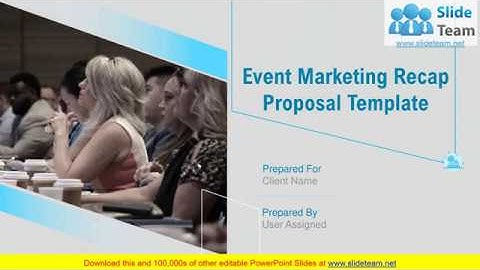Event Marketing Recap Proposal Template PowerPoint Presentation Slides