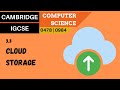 Cloud Storage Quiz