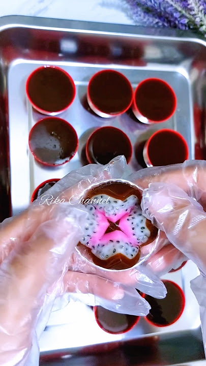 A Practical Way to Make Beautiful Chocolate Blooming Pudding Like a Flower😍