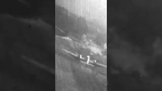 German Luftwaffe Junkers Ju 52 Shot Down by a P-51 #ww2 #airforce #military #history #aviation #wwii