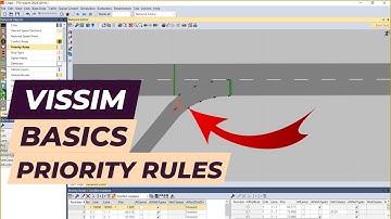 Vissim Tutorial - Priority Rules (Give Way, Yield)