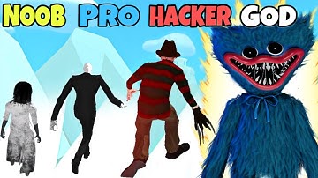NOOB vs PRO vs HACKER vs GOD in Ghoul Run (New Update)