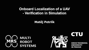 Onboard localization of a UAV - Simulation