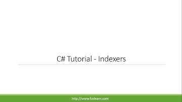 C# Tutorial - Indexers