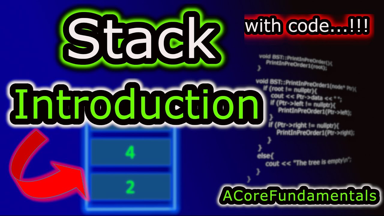 Introduction to stack data structure - (2020)