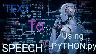 How to make text to speech(voice) converter with PYTHON! in Hindi.