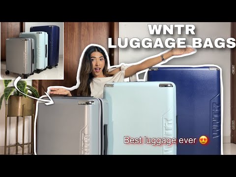 Luggage bag haul for travel | WNTR Trolley bag- small , medium & large | Full review