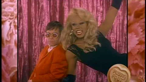 Elton John & Rupaul -  Don't Go Breaking My Heart (HQ)