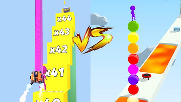 Stair Run Vs Stack Rider 💑💫💙 All Levels Gameplay Android, iOS (F2P)