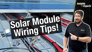 Wire Management Tips for Railless Solar Mounting  Part 1