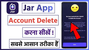 Jar app account delete kaise kare | how to delete jar app account | jar app account closed