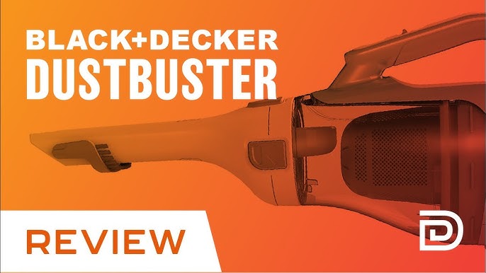 Black+decker Dustbuster Handheld Vacuum Cordless AdvancedClean+ White HHVK320J10