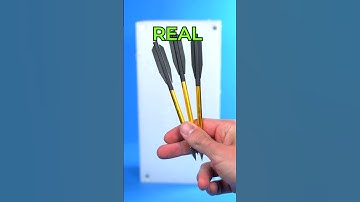 3d printed crossbow bolt vs real