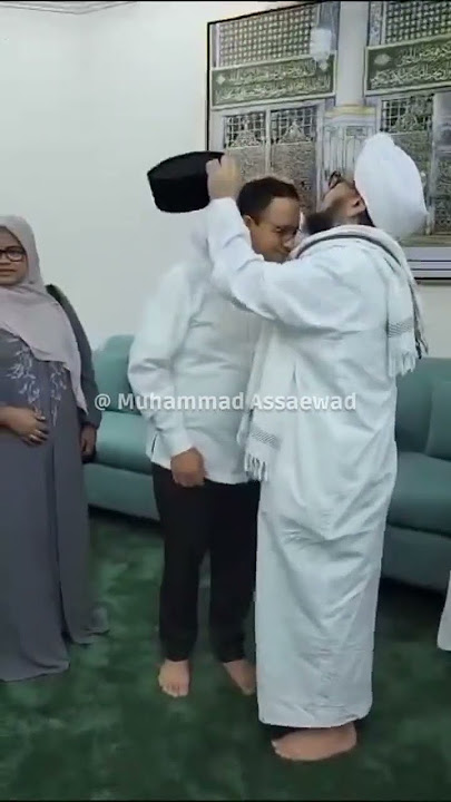 Abuya Sayyid Ahmad Bin Muhammad al Maliki Putra Ulama Ahli Hadits di Mekkah Mendo'akan Pak Anies