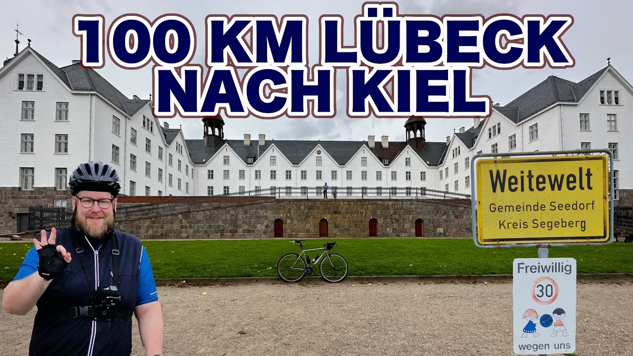 100 KM Radtour von Lübeck nach Kiel - Holsteinische Schweiz, Plön, Alleen