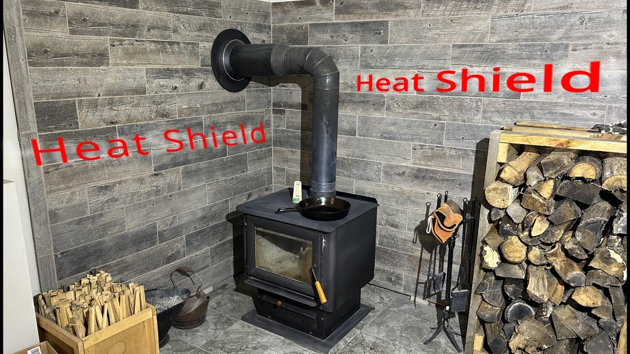 How to DIY a Wood Stove Heat Shield – a small life