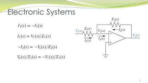 LCS 3b - Mathematical modeling of electronic systems