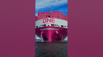 Mega Max Container Ship Maiden Voyage - ONE INNOVATION