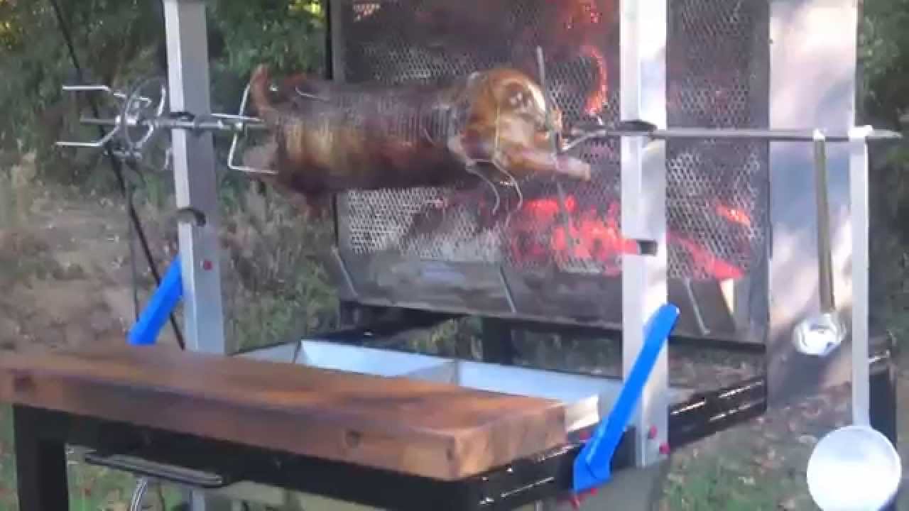 barbecue vertical pour cochon