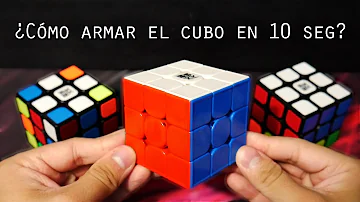 ¿Cuál es el metodo más rápido para armar el cubo 3x3?