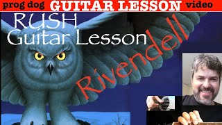 Miniatura de vídeo de "RUSH "Rivendell" GUITAR LESSON [Fly By Night]"