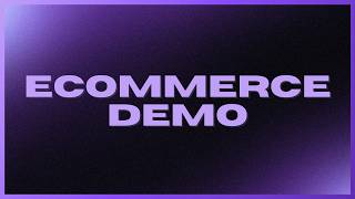 Ecommerce Demo