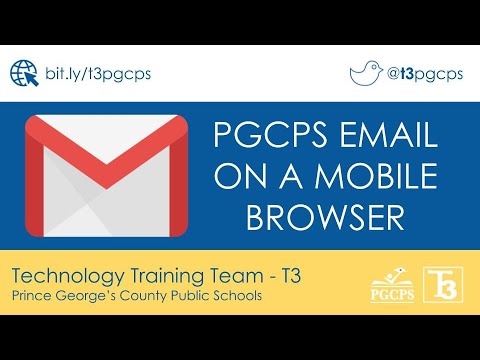 Checking PGCPS email with a mobile browser [Basic]