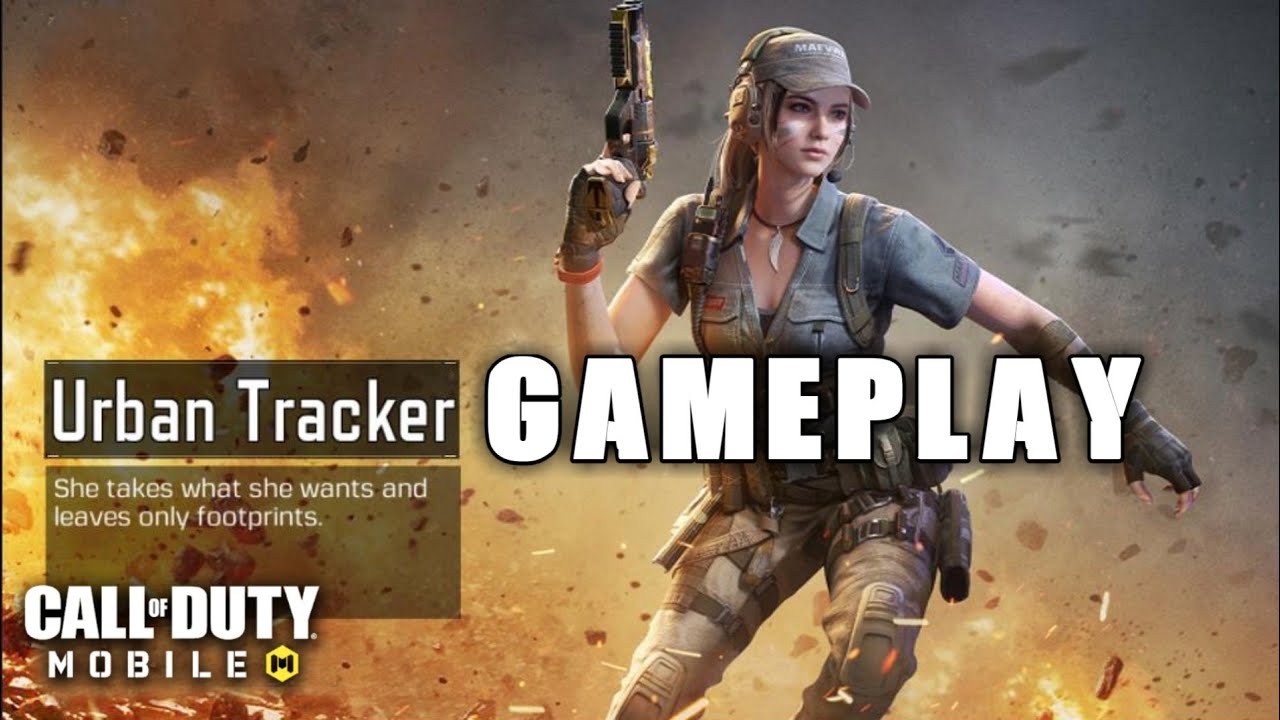 MY FIRST GAMEPLAY WITH URBAN TRACKER in Call of Duty Mobile YouTube