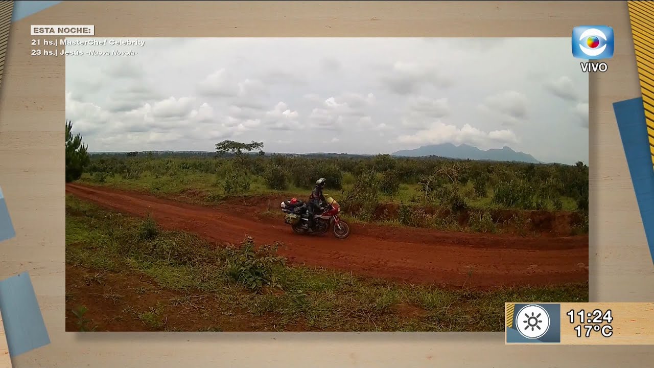 Gustavo Falero: Atravesó el continente africano en su moto