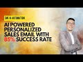 My Sales Hack: Personalization with AI-Driven Emails with Voice message in this AI Automation