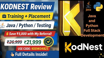 Kodnest Training Institute Review 🔥 Save ₹5000 on Full Stack & Testing Course | Placement Guarantee