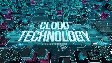 Cloud Technology with Digital Technology Background 4K Video | No Copyright Video
