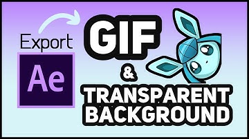 Export as GIF with Transparent Background in After Effects WITHOUT Photoshop or Media Encoder