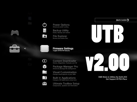 PS3 Ultimate Toolbox v2.00 - Collection of XMB Mods and FW patches