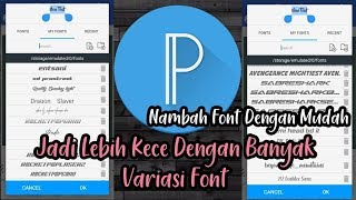 Tutorial Menambahkan Font di Pixellab - Abrar Art - screenshot 2