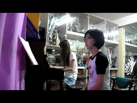 廖心慈 -  黑白配 長笛演奏 (practice version) 2012.09.07