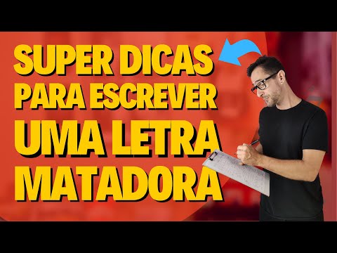 Vídeo: Como Escrever A Letra De Uma Música