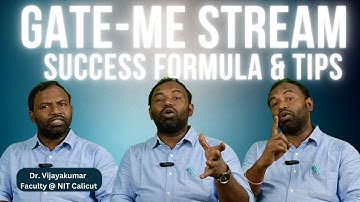 ME Stream GATE Scoring tips by Dr. Vijayakumar