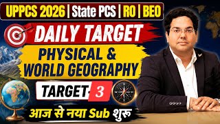 UPPCS 2026|State PCS |RO|BEO| Daily Target    Physical & World Geography Target-3|आज से नया Sub शुरू screenshot 5
