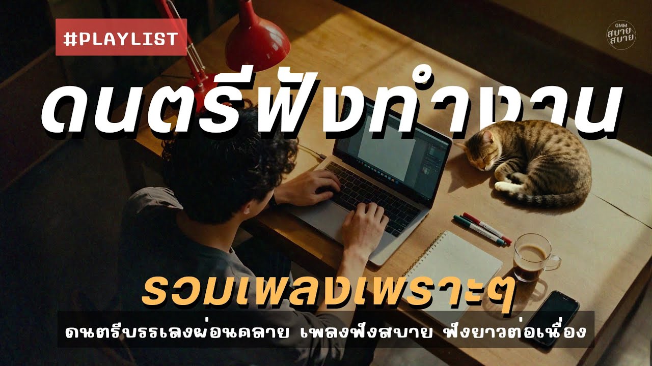 ดนตรีฟังทำงาน รวมเพลงเพราะๆ สบายๆ ฟังยาวต่อเนื่อง #เพลงเก่าเพราะๆ #เพลงยุค2000