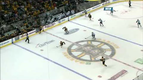 Dennis Seidenberg fakes dump-in and scores 12/2/10