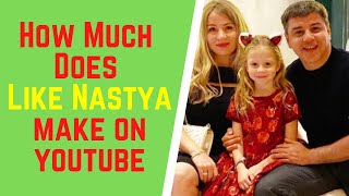 How Much Does Like Nastya Make On YouTube,How Much Does Anastasia Radzinskaya Make On YouTube News