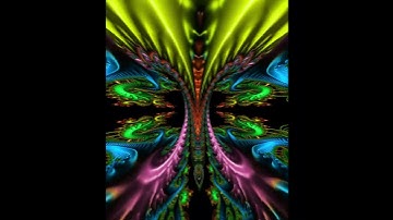 2025 Rainbow Fractal 3D Toroid 61 second UHD animation