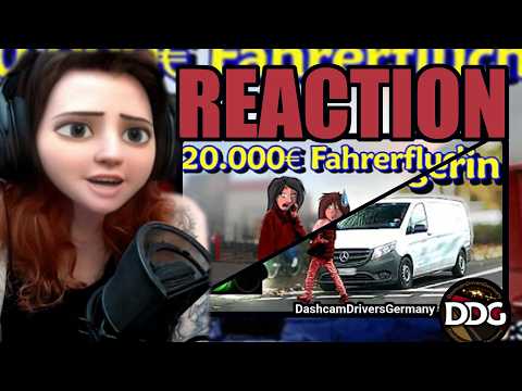 🚗 Irre Fußgängerin & 20.000€ Fahrerflucht!! - 1991evie reagiert auf DashcamDriversGermany