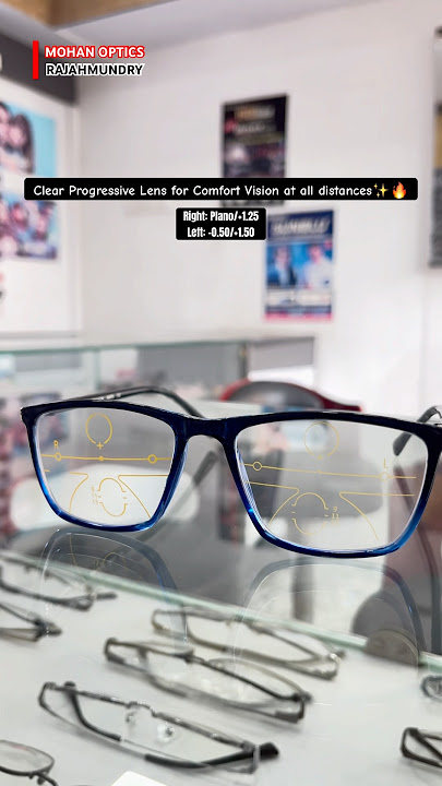 Best Comfort Progressive Lens | Mohan Optics | Rajahmundry #progressive #lens #fyp #glasses #india