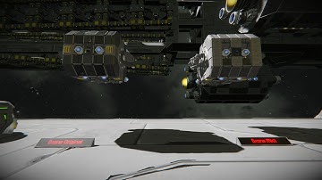 Space Engineers Drone Factory Original Drone vs Drone MkII Comparison