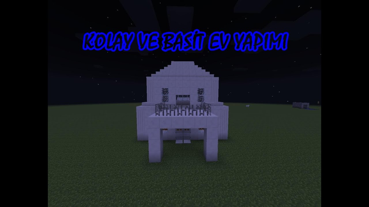 MinecraftKolay Ve Güzel Ev YapımıBölüm 1 YouTube