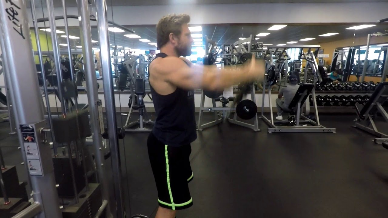 Cable Rope Front Raises YouTube