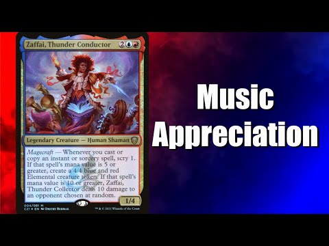 Lets Build Zaffai Thunder Conductor into a Music Themed Commander Deck