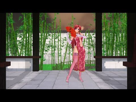 【東方MMD】紅美鈴で寄明月【カメラ固定・字幕有】(1080p_60fps)